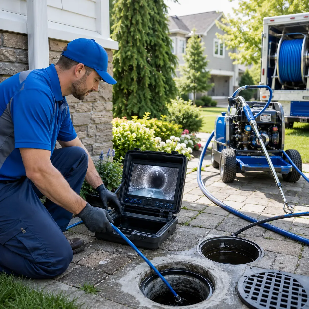 Outdoor drain cleaning professionals serving Wellesley Hills, MA