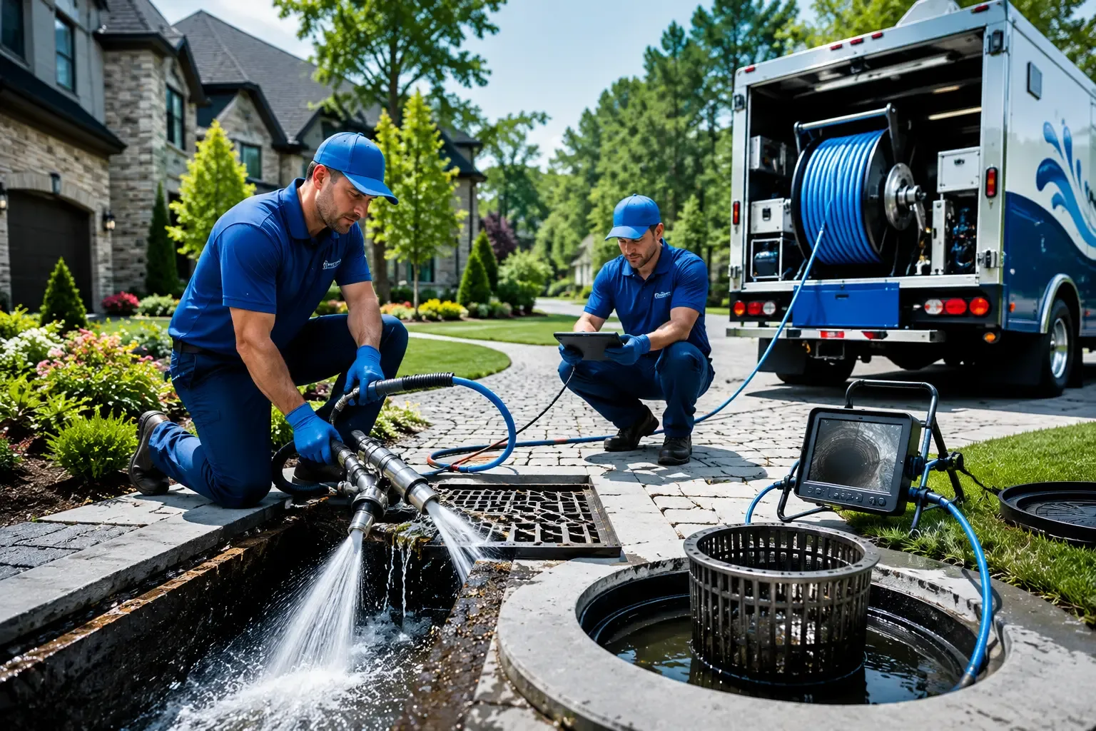 Local outdoor drain cleaning professionals in Wellesley Hills, MA